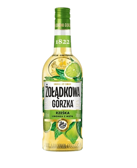 Zoladkowa Gorzka Limoen met Mint